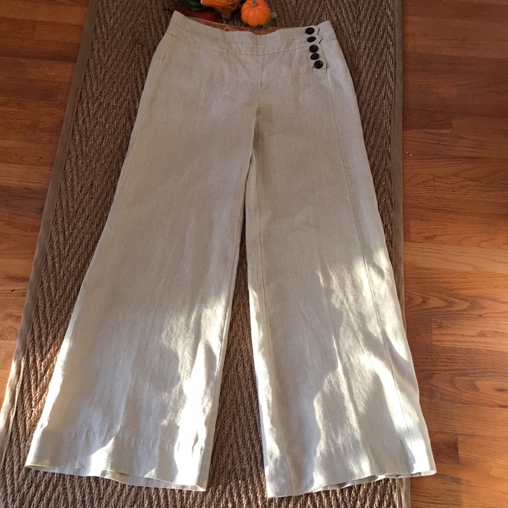 Elevenses Linen Pants Size 6